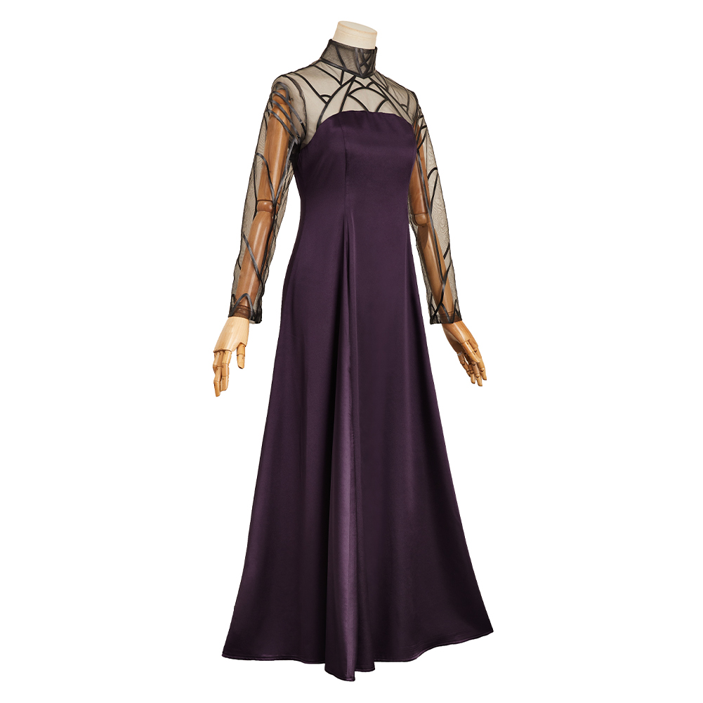 Sakamoto Days Osaragi Women Purple Dress Outfits Halloween Carnival Suit Cosplay Costume