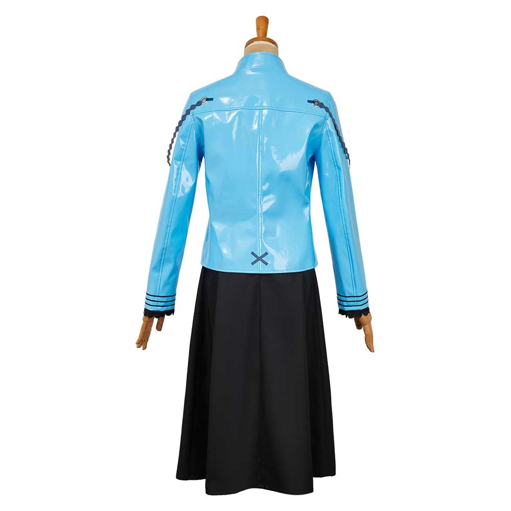 Virgin Punk:Clockwork Girl Ubu Blue Jacket Dress Set Halloween Carnival Party Cosplay Costume