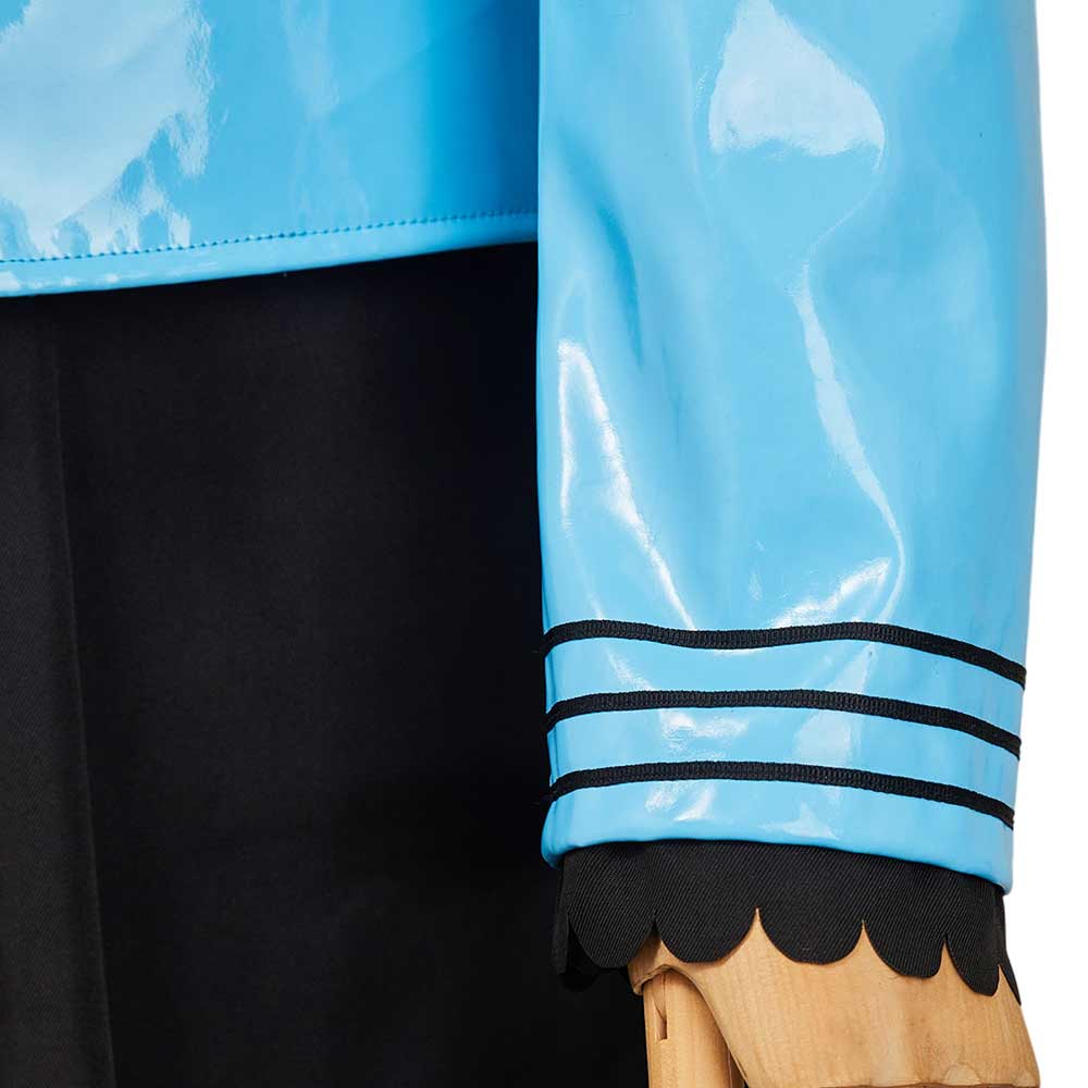 Virgin Punk:Clockwork Girl Ubu Blue Jacket Dress Set Halloween Carnival Party Cosplay Costume