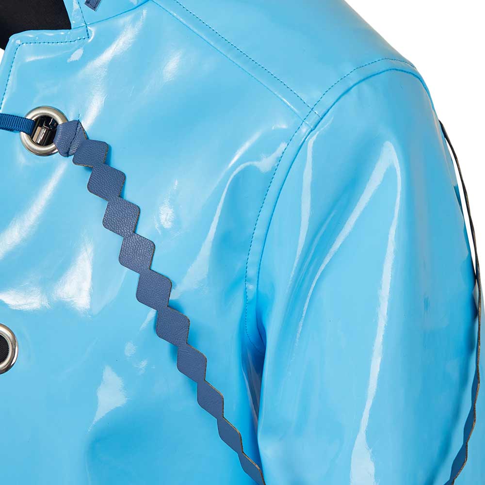 Virgin Punk:Clockwork Girl Ubu Blue Jacket Dress Set Halloween Carnival Party Cosplay Costume