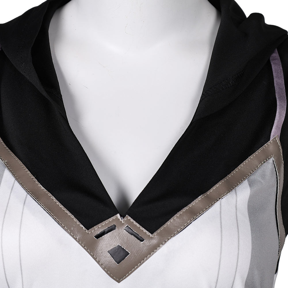 Arcane Season 1 Vi White Hoodie Outfits Halloween Carnival Cosplay Costume