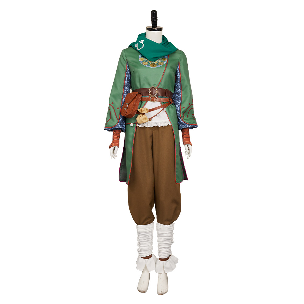 Split Fiction Zoe Green Fantasy Outfits Halloween Carnival Cosplay Costume