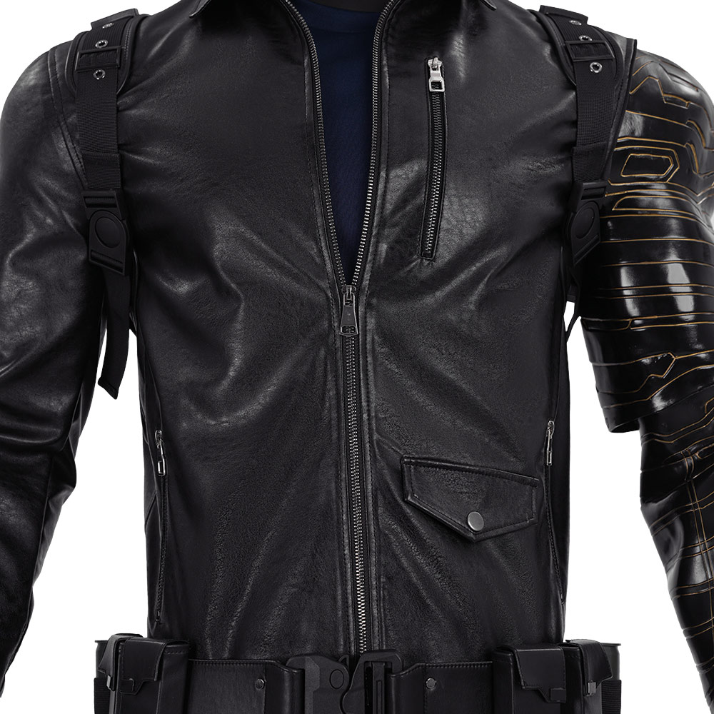 Thunderbolts (2025) Bucky Barnes Winter Soldier Fullset Outfits Halloween Carnival Cosplay Costume