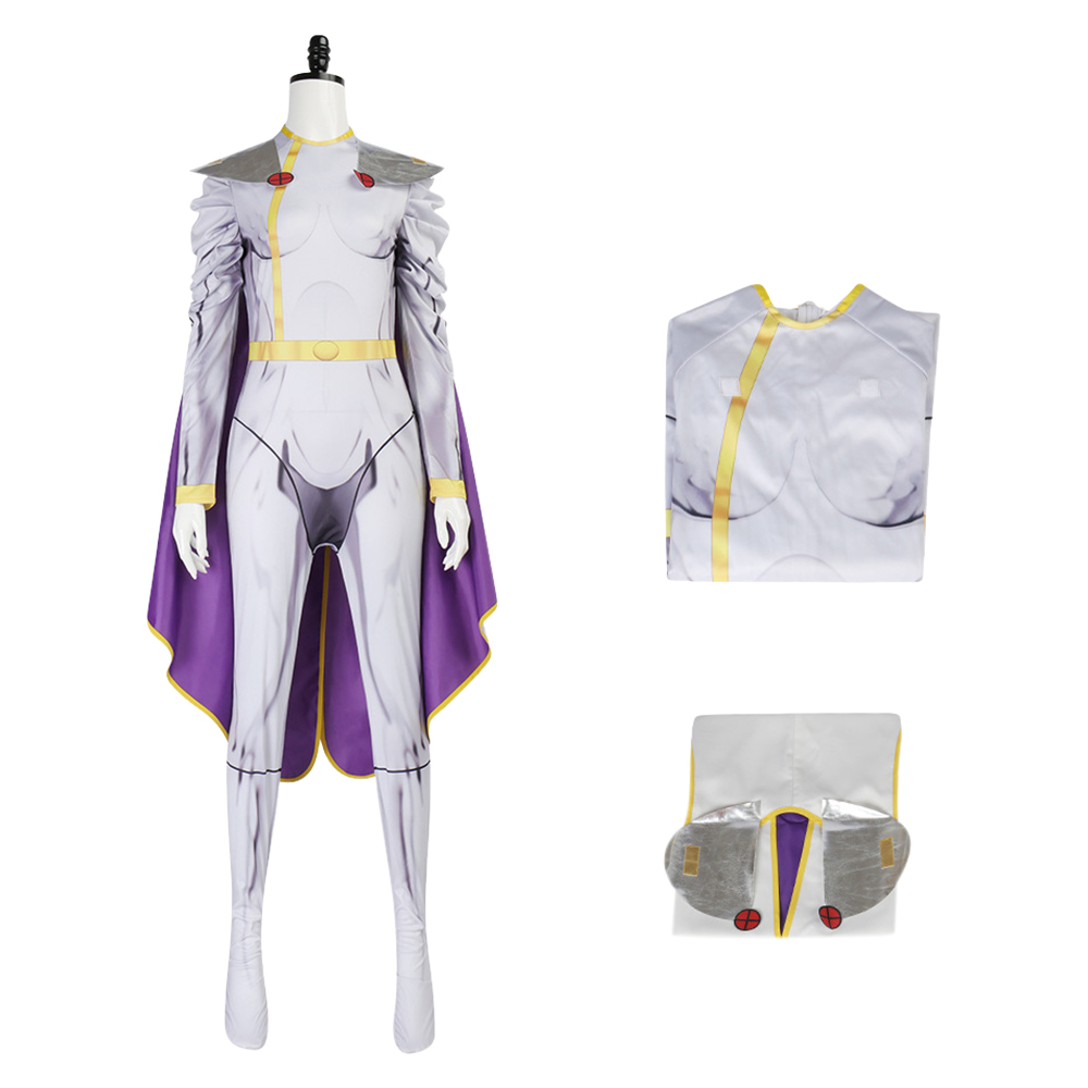 X Men '97 Storm White Jumpsuits Outfits Halloween Carnival Cosplay Costume