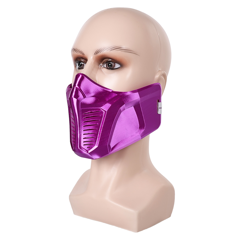 Rivals Hawkeye Purple Latex Mask Halloween Party Cosplay Costume Accessories