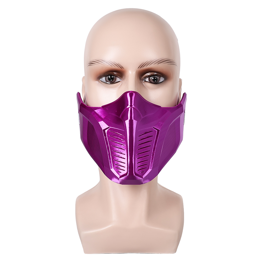 Rivals Hawkeye Purple Latex Mask Halloween Party Cosplay Costume Accessories