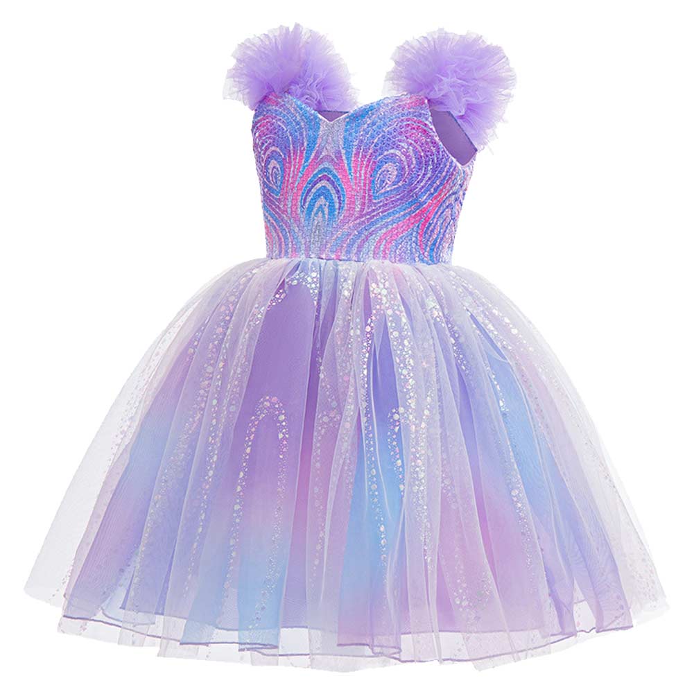 Wicked: For Good Glinda Tutu Blue Dress Halloween Carnival Cosplay Costume