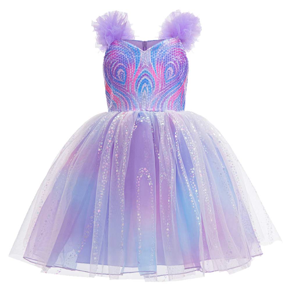 Wicked: For Good Glinda Tutu Blue Dress Halloween Carnival Cosplay Costume