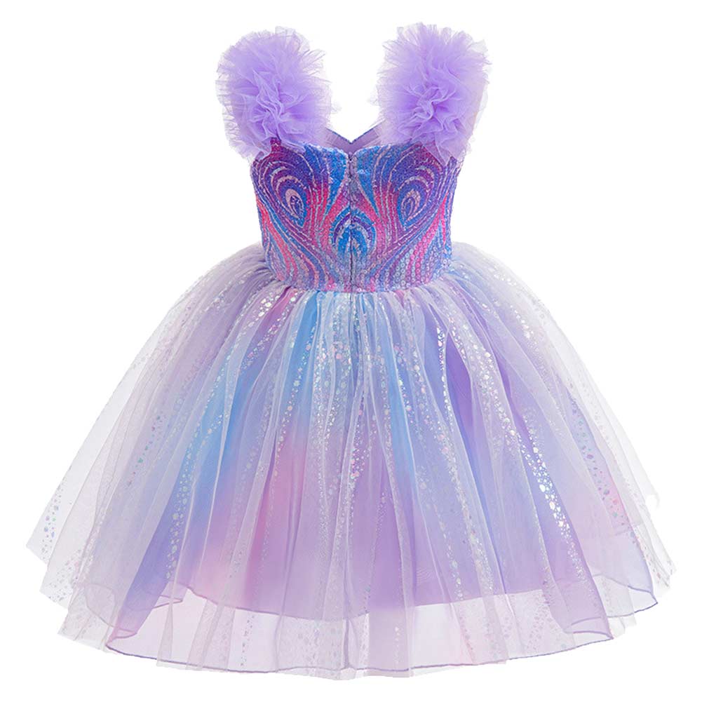 Wicked: For Good Glinda Tutu Blue Dress Halloween Carnival Cosplay Costume