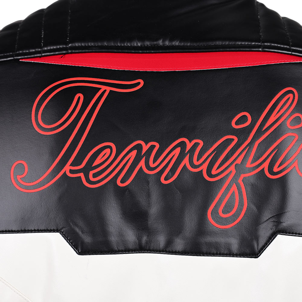 Mister Terrific Men Leather Coat Pants Set Outfits Halloween Carnival Party Cosplay Costume