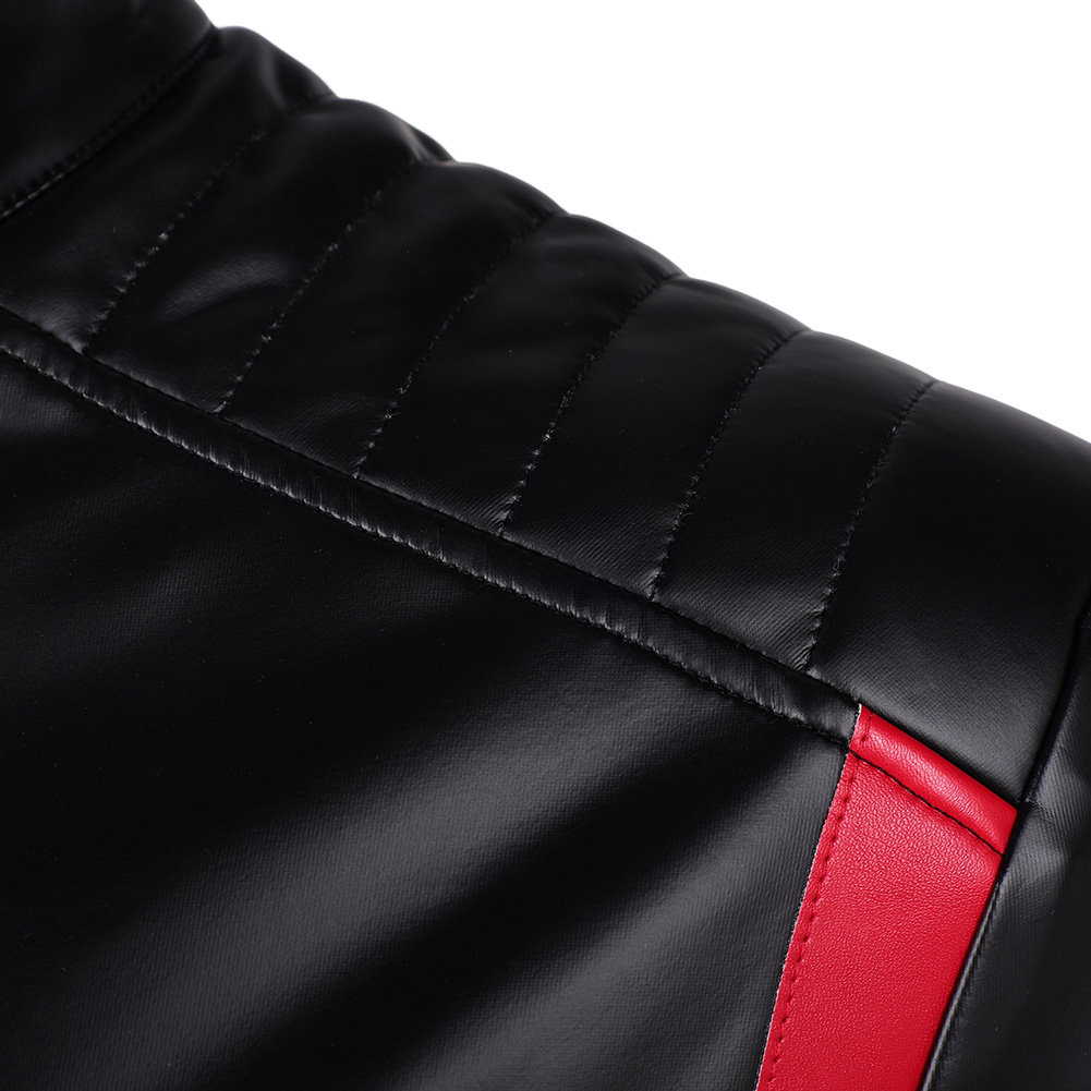 Mister Terrific Men Leather Coat Pants Set Outfits Halloween Carnival Party Cosplay Costume