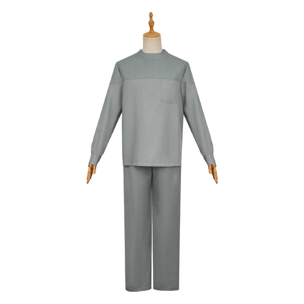 Mickey 17 (2025) Mickey Barnes Grey Outfits Halloween Carnival Cosplay Costume