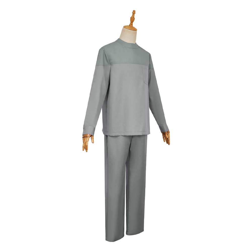 Mickey 17 (2025) Mickey Barnes Grey Outfits Halloween Carnival Cosplay Costume