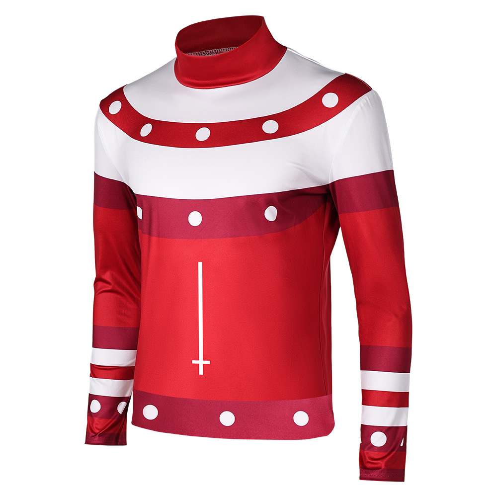 Helluva Boss Season 2 Blitz Red Top Outfits Halloween Carnival Cosplay Costume