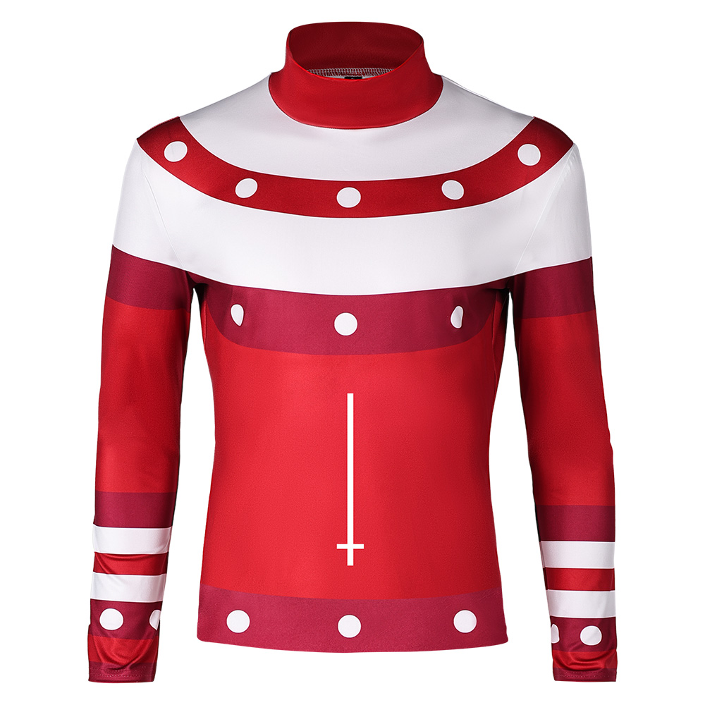 Helluva Boss Season 2 Blitz Red Top Outfits Halloween Carnival Cosplay Costume