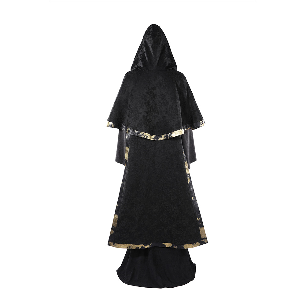 Dark Souls Fire Keeper Women Black Outfit Halloween Carnival Cosplay Costume