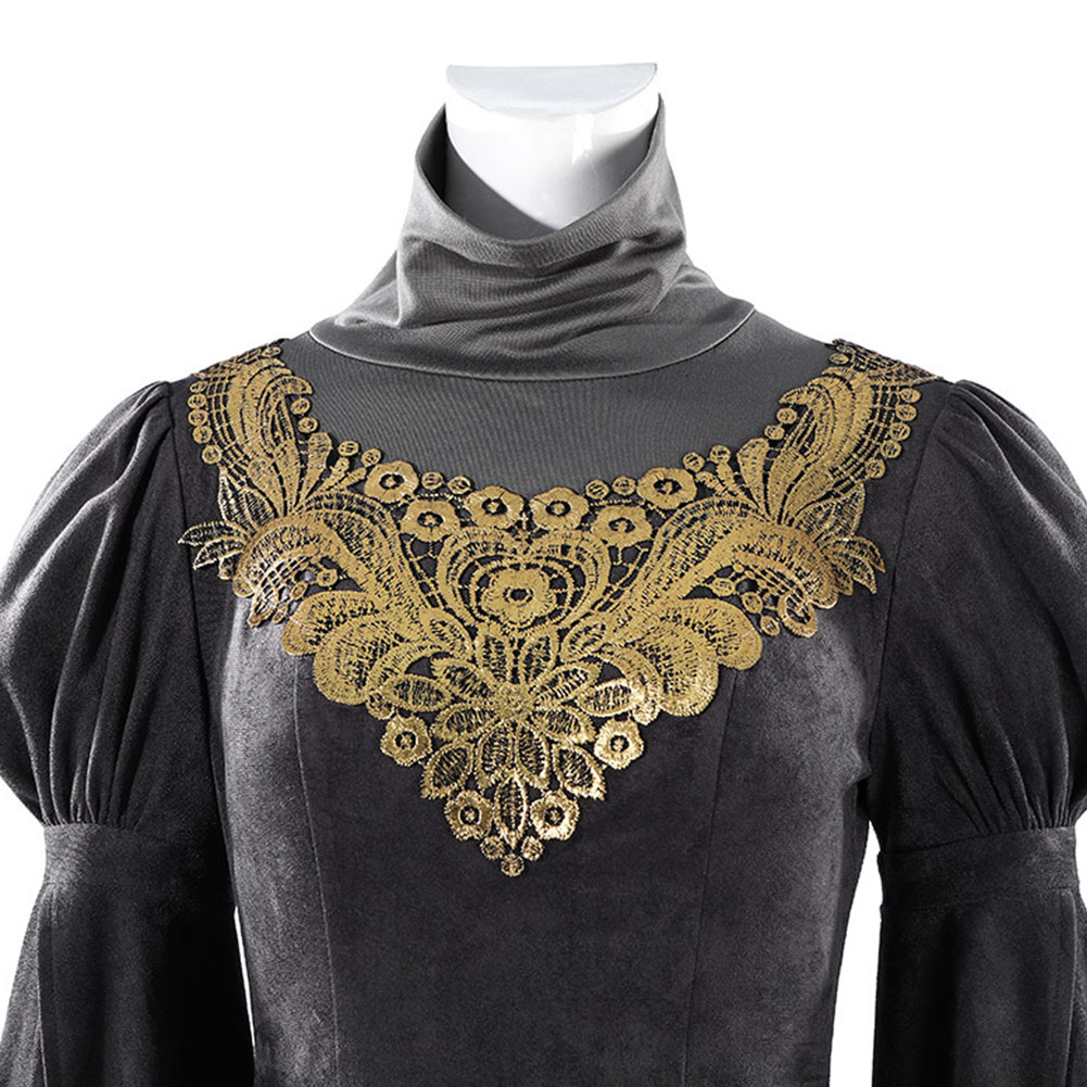 Dark Souls Fire Keeper Women Black Outfit Halloween Carnival Cosplay Costume