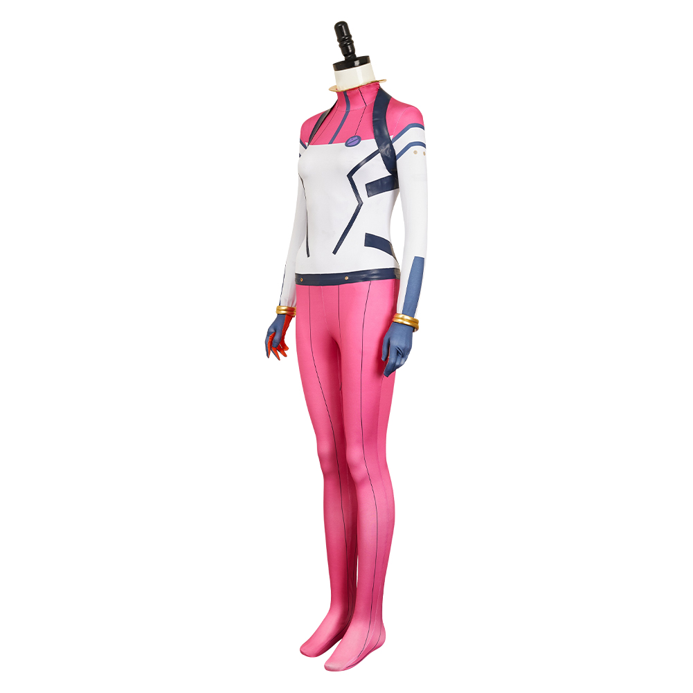 Mobile Suit Gundam (2025) Amate Yuzuriha Pink Jumpsuit Outfits Halloween Carnival Cosplay Costume
