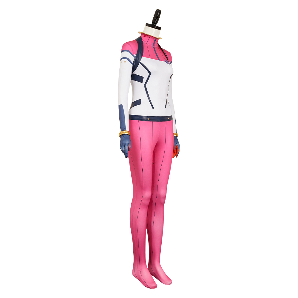 Mobile Suit Gundam (2025) Amate Yuzuriha Pink Jumpsuit Outfits Halloween Carnival Cosplay Costume