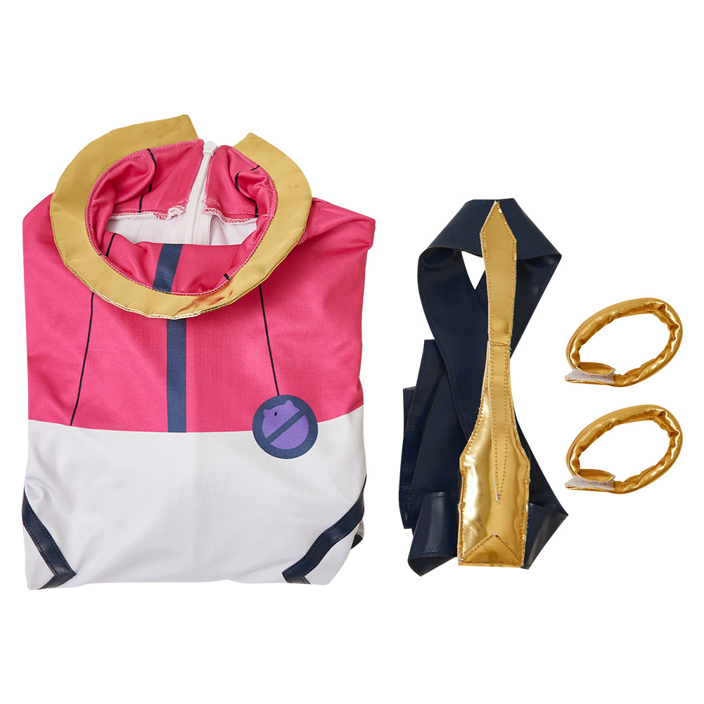 Mobile Suit Gundam (2025) Amate Yuzuriha Pink Jumpsuit Outfits Halloween Carnival Cosplay Costume