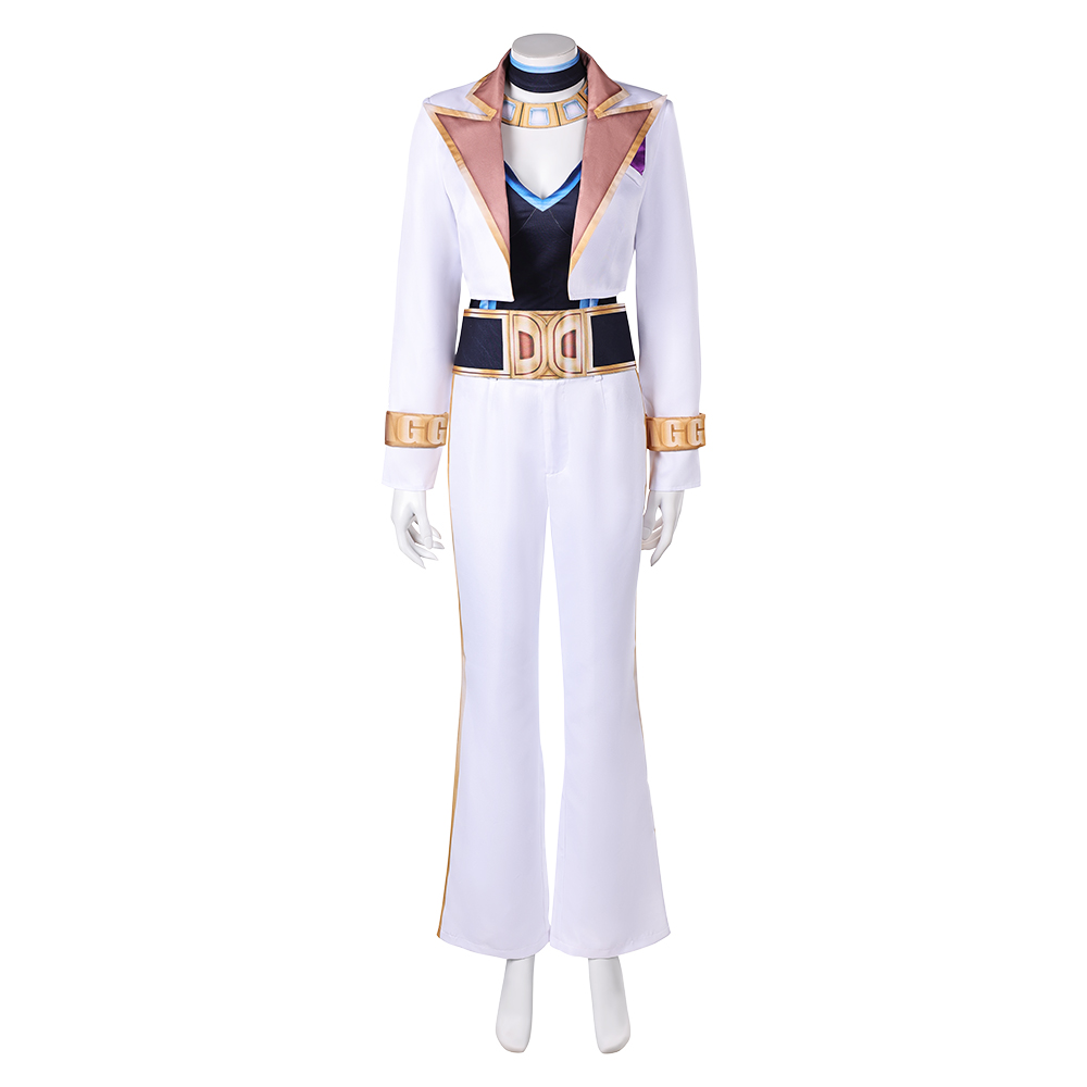 Rivals Dagger Twilight Duo Women White Suit Halloween Carnival Cosplay Costume