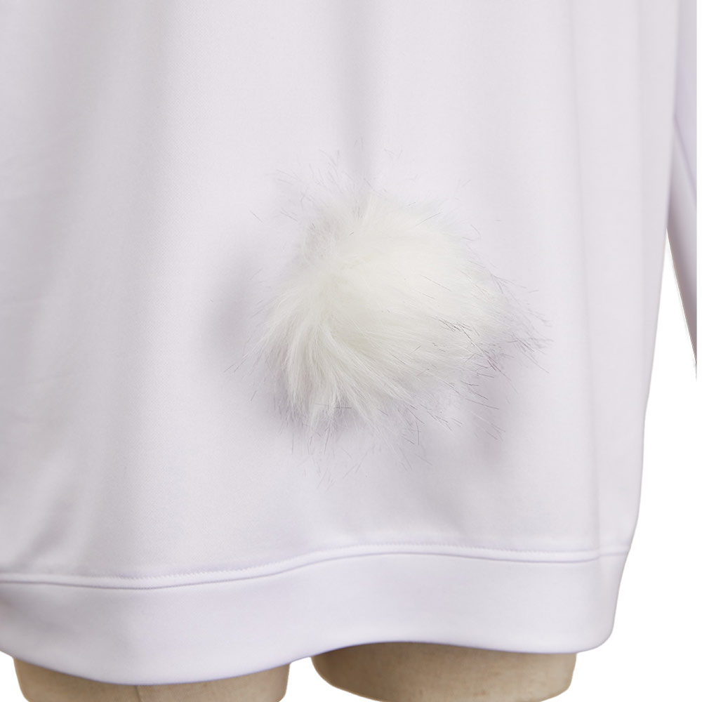 Dandadan Turbo Granny Hoodie White Sweater Shirt Outfits Halloween Carnival Cosplay Costume