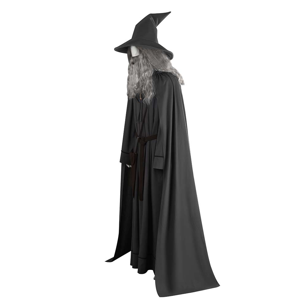 The Lord Of The Rings Gandalf the Grey Wizard Fullset Outfits Halloween Carnival Cosplay Costume