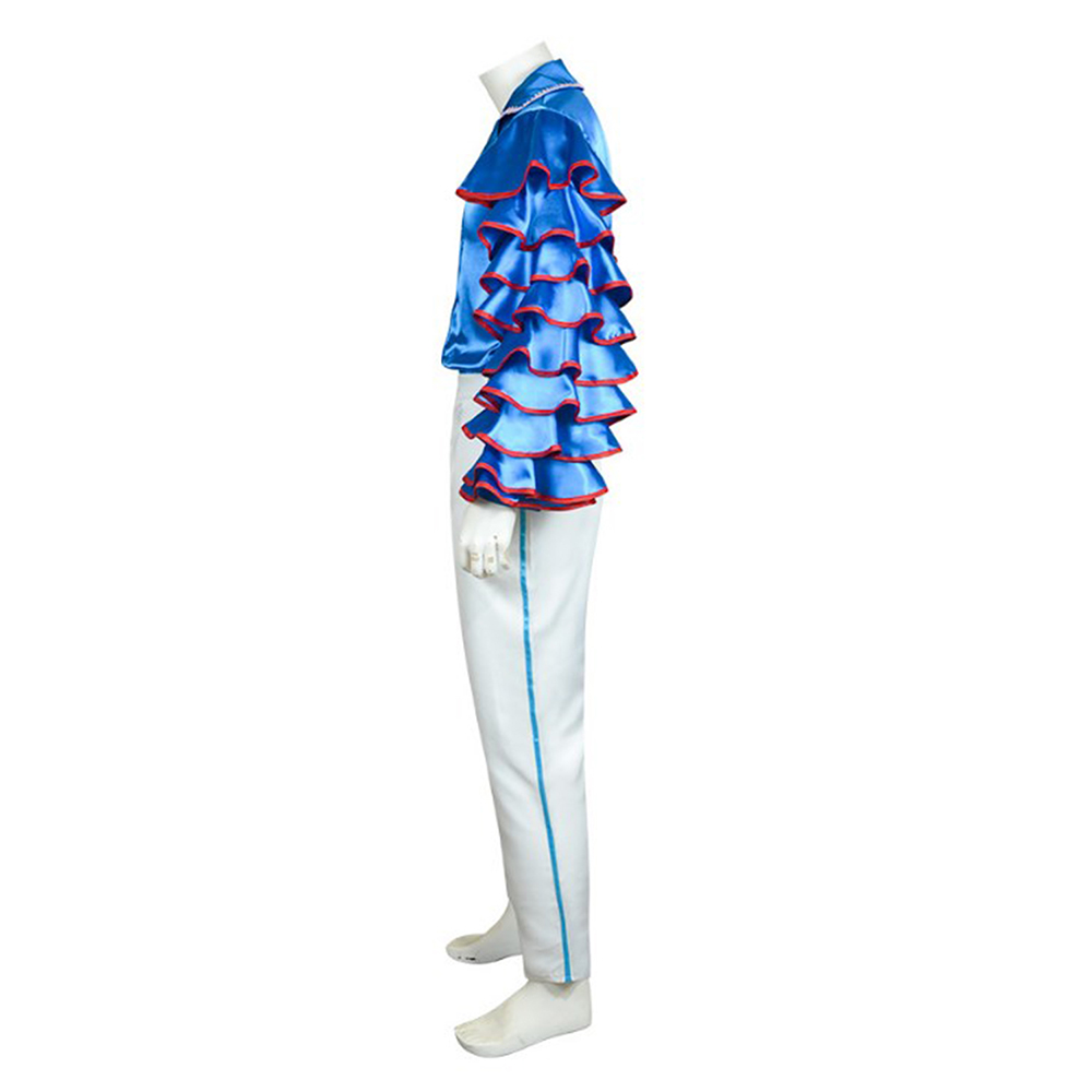 The Mask Stanley Blue Outfit Halloween Carnival Cosplay Costume