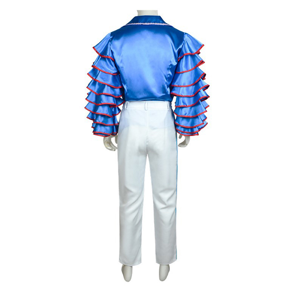The Mask Stanley Blue Outfit Halloween Carnival Cosplay Costume