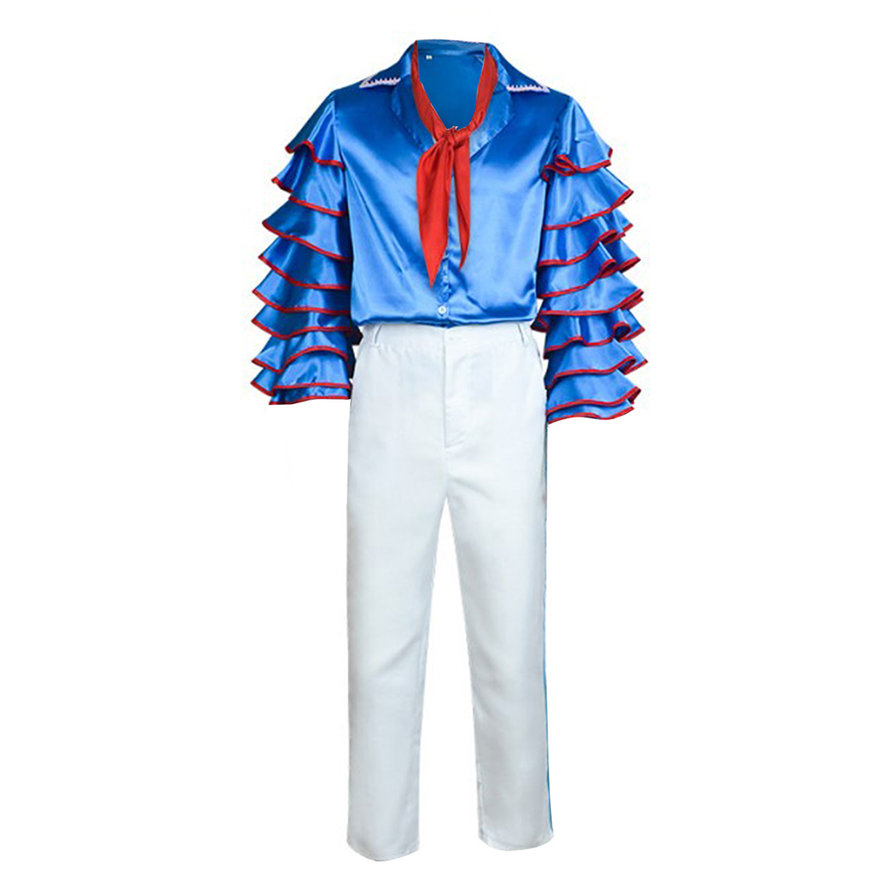 The Mask Stanley Blue Outfit Halloween Carnival Cosplay Costume