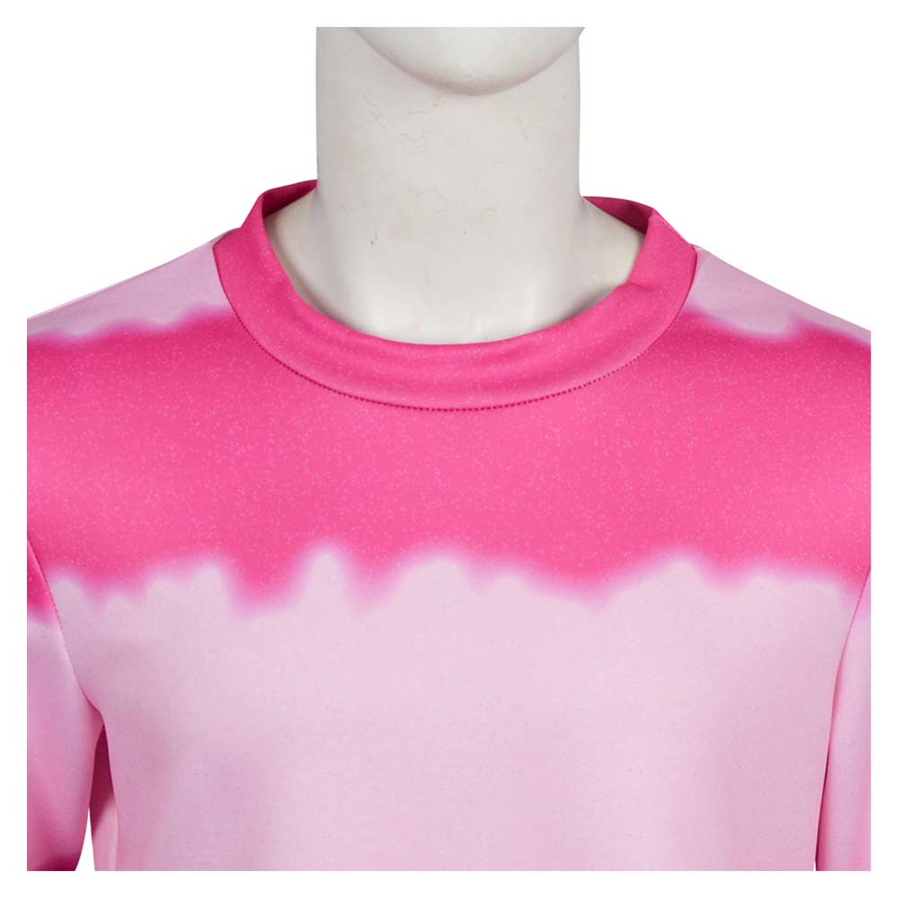 Kpop Demon Hunters Saja Boys Baby Pink Top Outfits Halloween Carnival Party Cosplay Costume