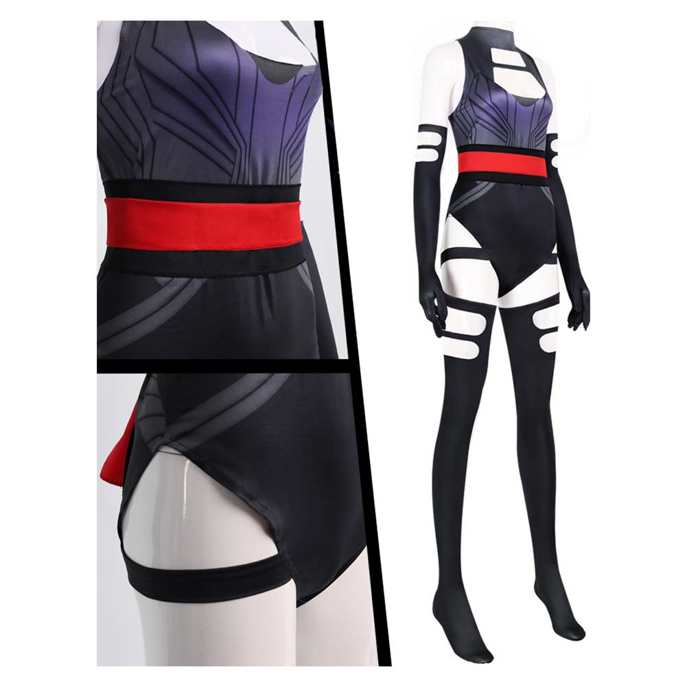 X-Men: Apocalypse Psylocke Women Jumpsuit Outfits Halloween Carnival Cosplay Costume