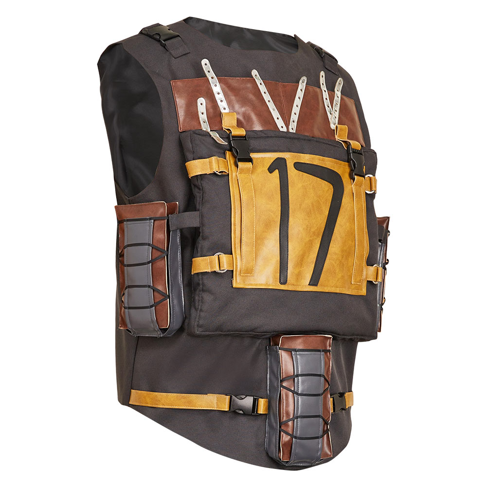 Mickey 17 (2025) Mickey Barnes Yellow Vest Outfits Halloween Carnival Cosplay Costume