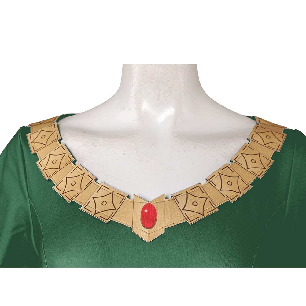 The Lord of the Rings Hera Green Dress Outfits Halloween Carnival Cosplay Costume