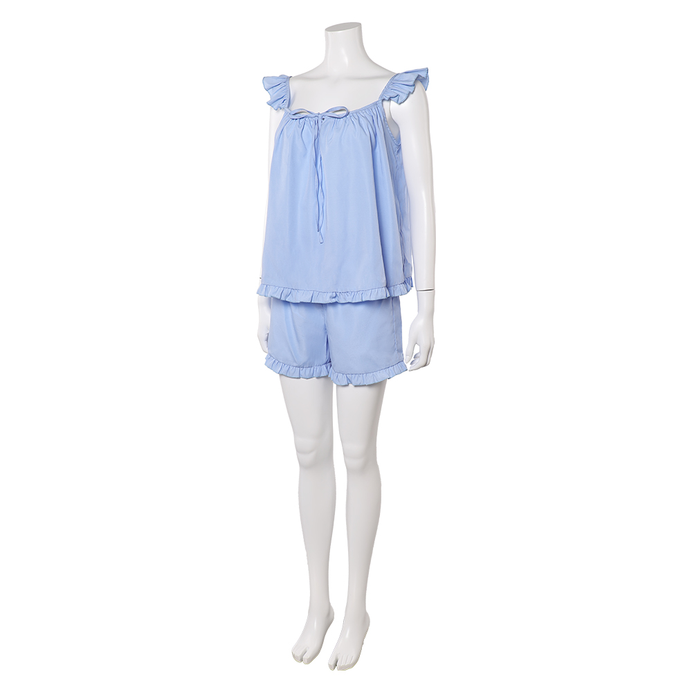 Freakier Friday Lily Davies Woman Blue Nightgowns Pajamas Halloween Carnival Party Cosplay Costume