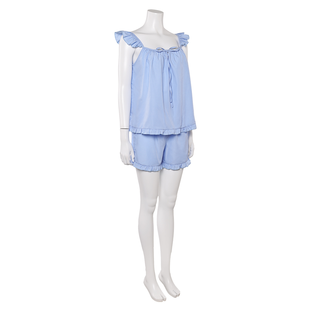 Freakier Friday Lily Davies Woman Blue Nightgowns Pajamas Halloween Carnival Party Cosplay Costume