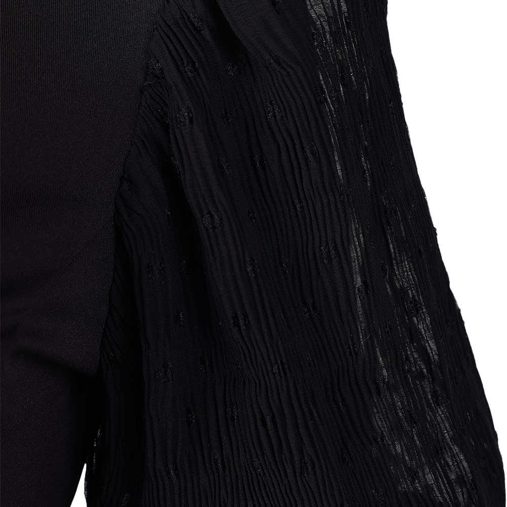 Wicked (2024) Elphaba Women Black Puffy Sleeves Dress Outfits Halloween Carnival Cosplay Costume