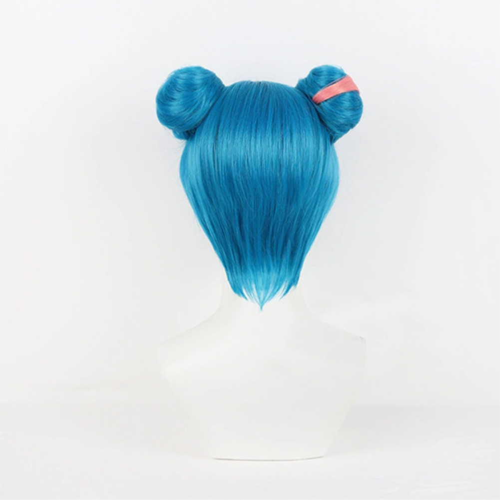 Arcane:League of Legends Powder Blue Wig Heat Resistant Synthetic Hair Halloween Cosplay Accessorie