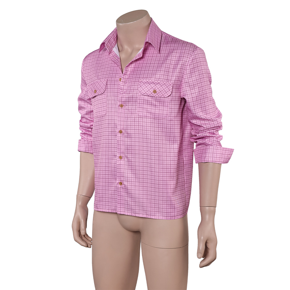 28 Years Later Jamie Men Pink Shirt Outfits Halloween Carnival Cosplay Costume