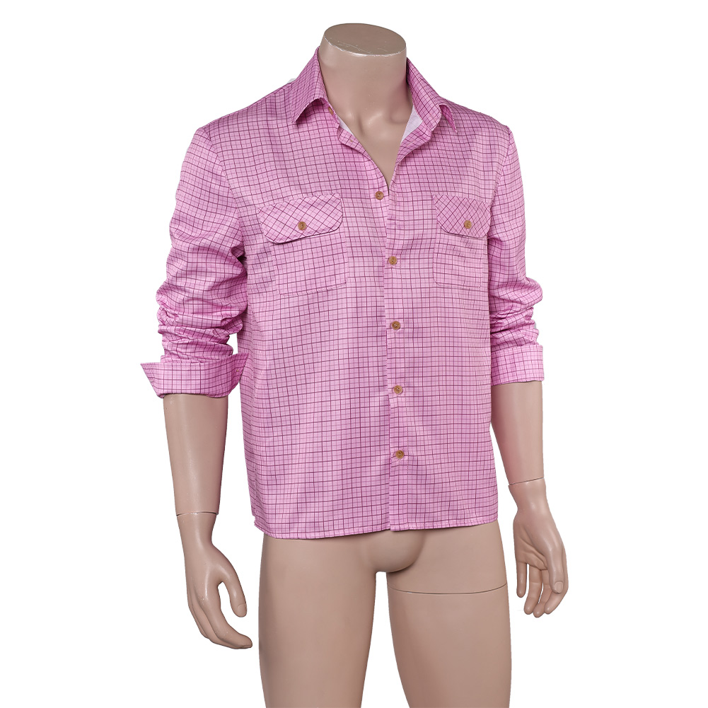 28 Years Later Jamie Men Pink Shirt Outfits Halloween Carnival Cosplay Costume