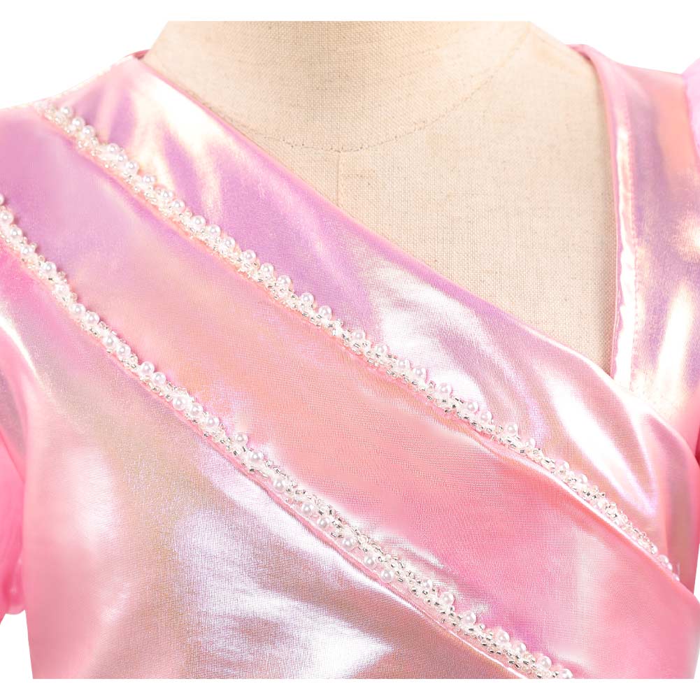 Wicked: For Good Glinda Pink Dress Children Kids Halloween Carnival Cosplay Costume