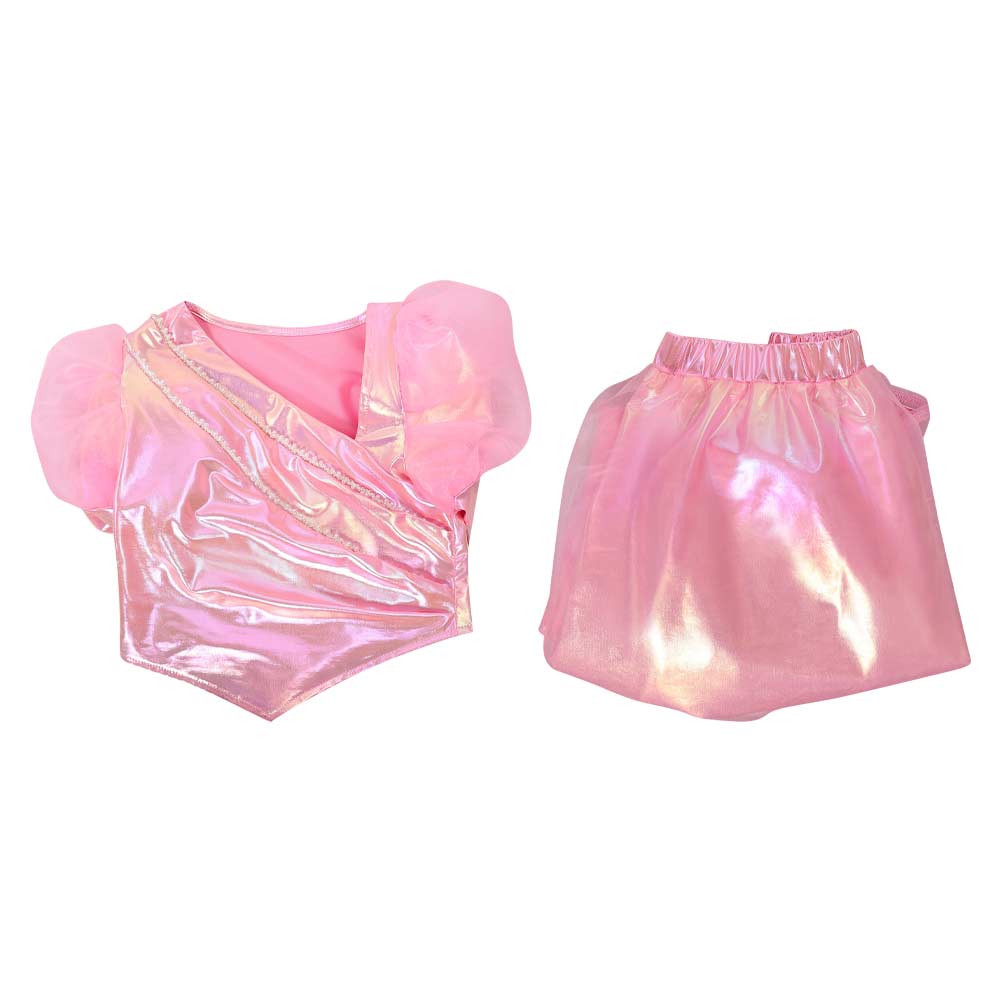 Wicked: For Good Glinda Pink Dress Children Kids Halloween Carnival Cosplay Costume