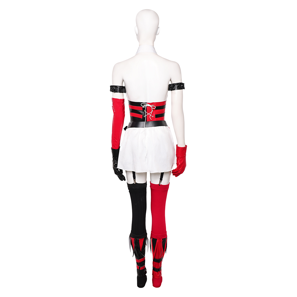 Harley Quinn Variant Play Arts Kai Nurse Fullset Outfits Halloween Carnival Party Cosplay Costume