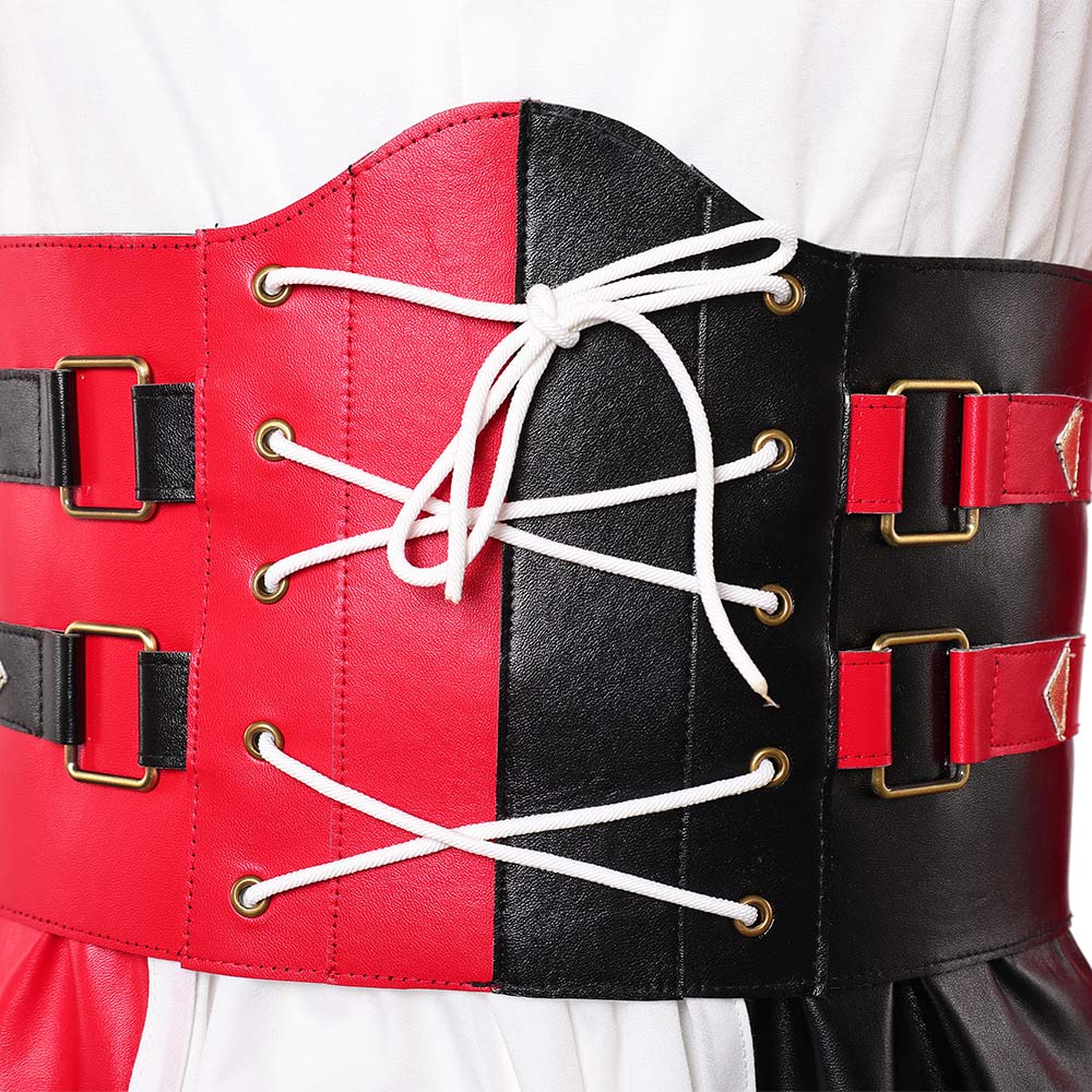 Harley Quinn Variant Play Arts Kai Nurse Fullset Outfits Halloween Carnival Party Cosplay Costume