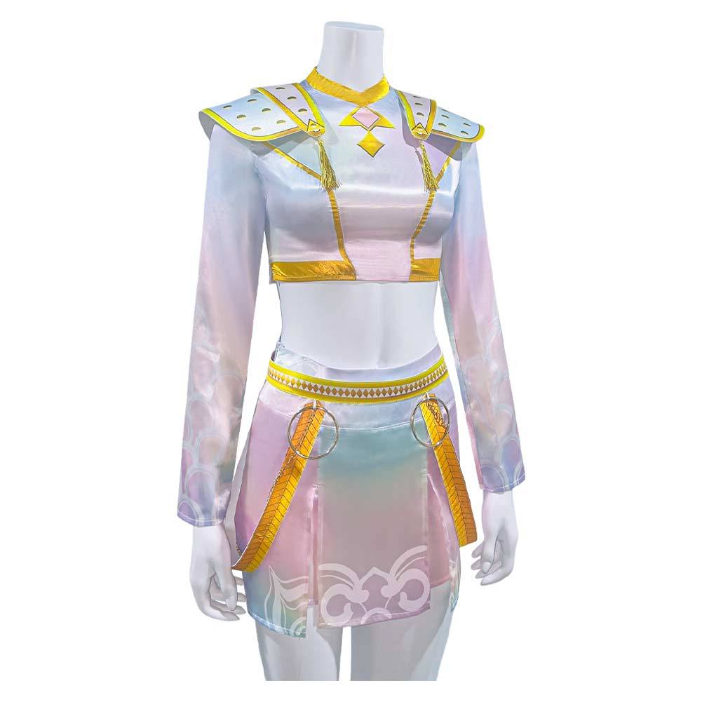 Kpop Demon Hunters Zoey What it Sounds Like Outfits For Kids Halloween ...
