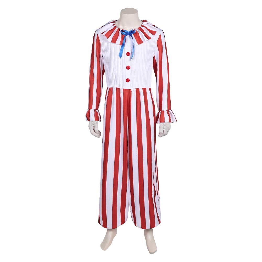 Clown in A Cornfield (2025) Flando the Clown Men Outfits Halloween Carnival Cosplay Costume