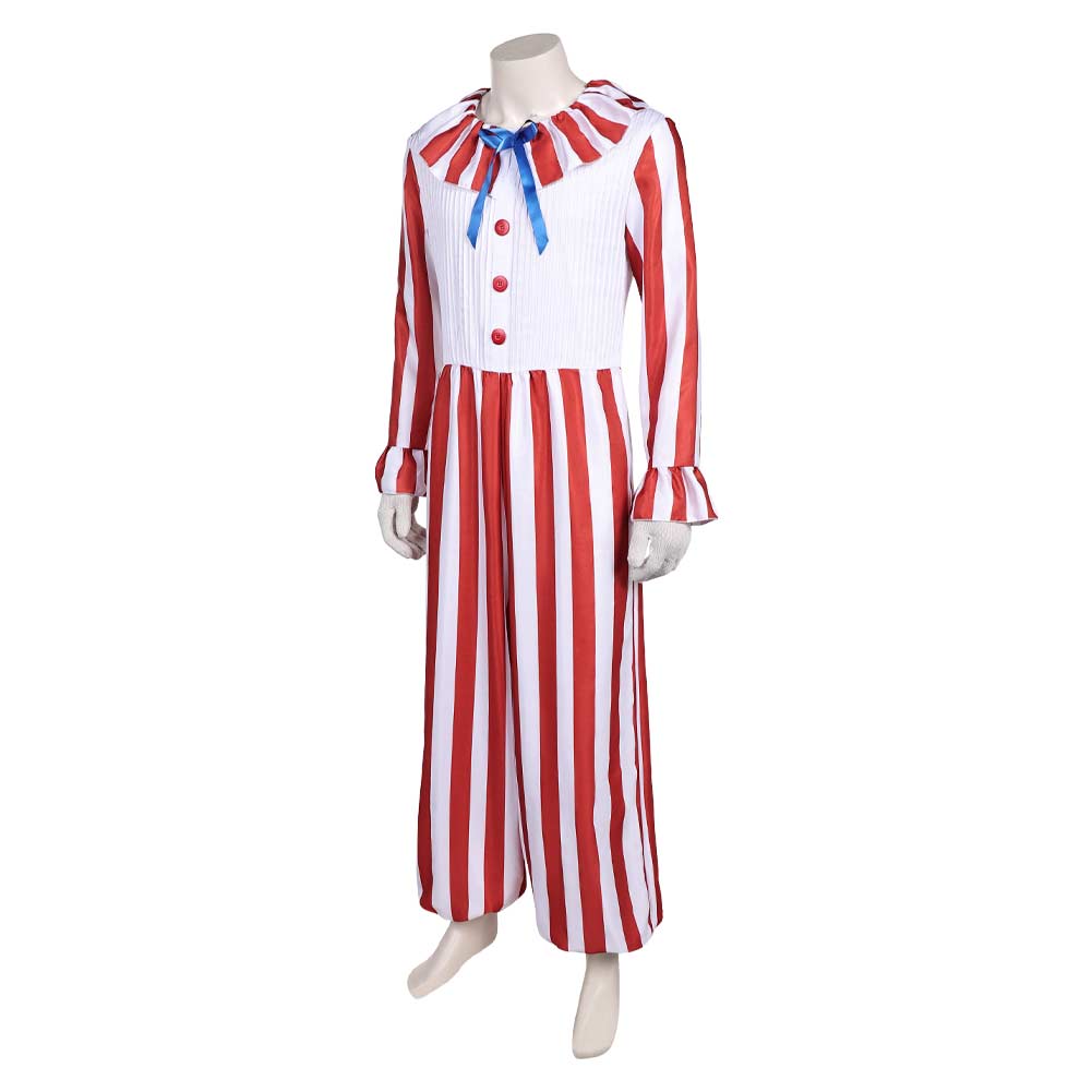 Clown in A Cornfield (2025) Flando the Clown Men Outfits Halloween Carnival Cosplay Costume