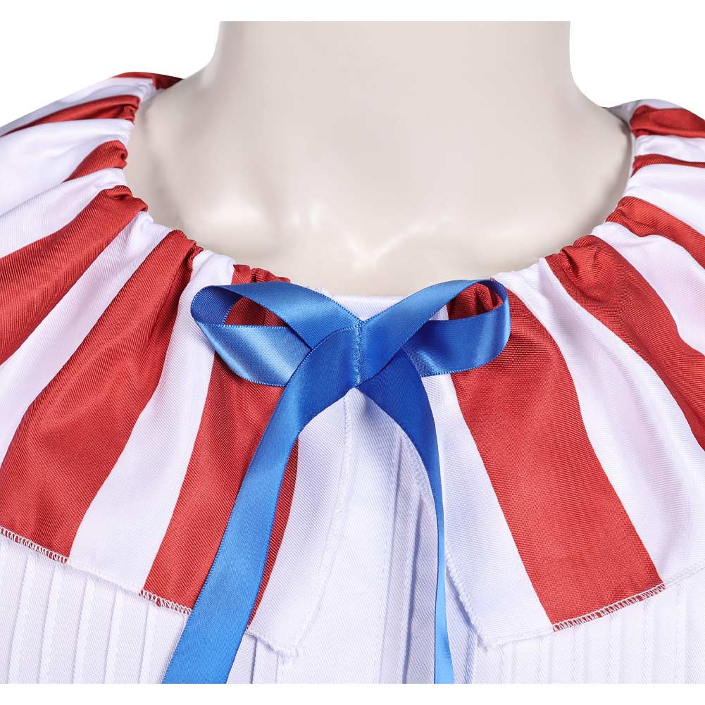 Clown in A Cornfield (2025) Flando the Clown Men Outfits Halloween Carnival Cosplay Costume