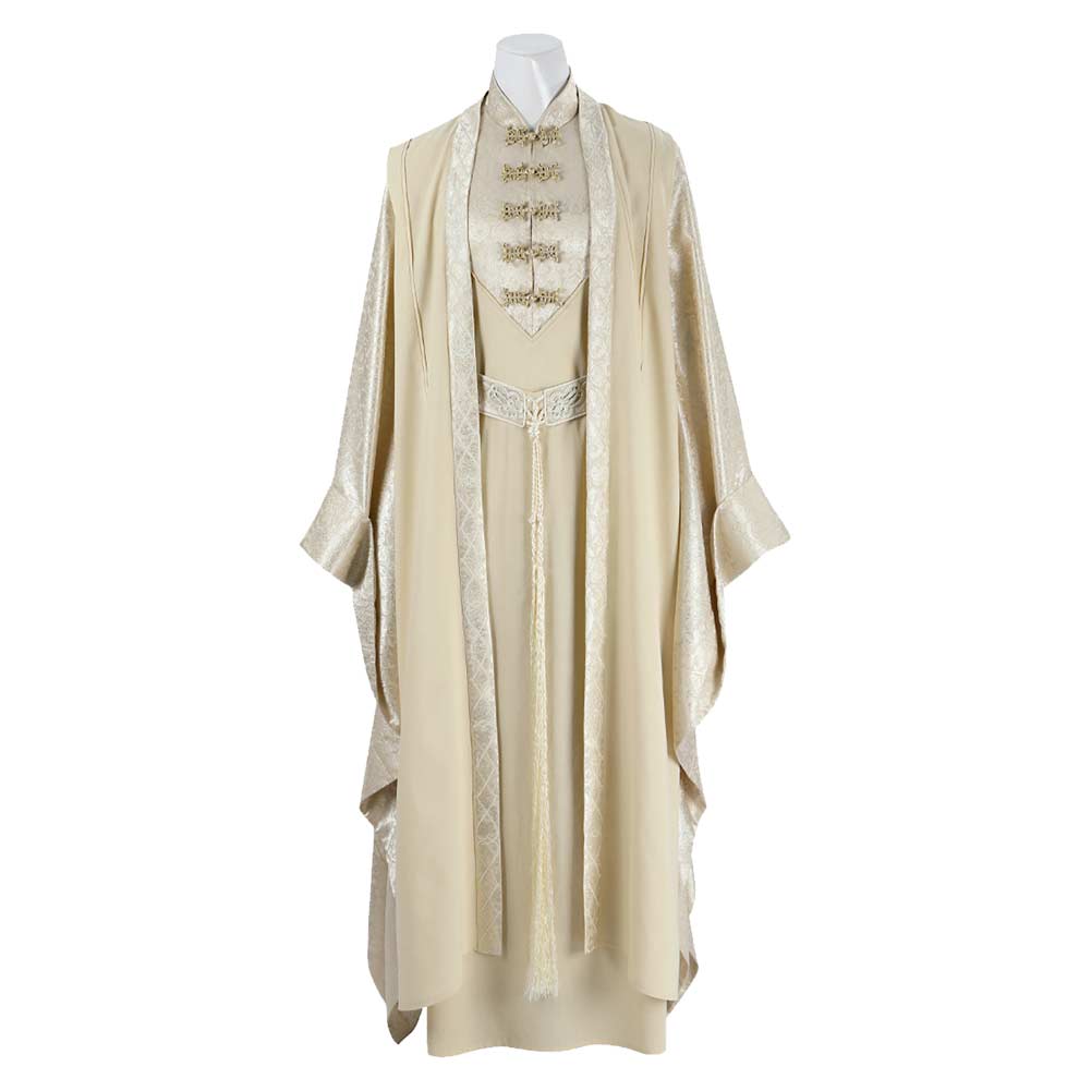 The Lord of the Rings Saruman Men Wizard Robe Set Halloween Carnival Party Cosplay Costume