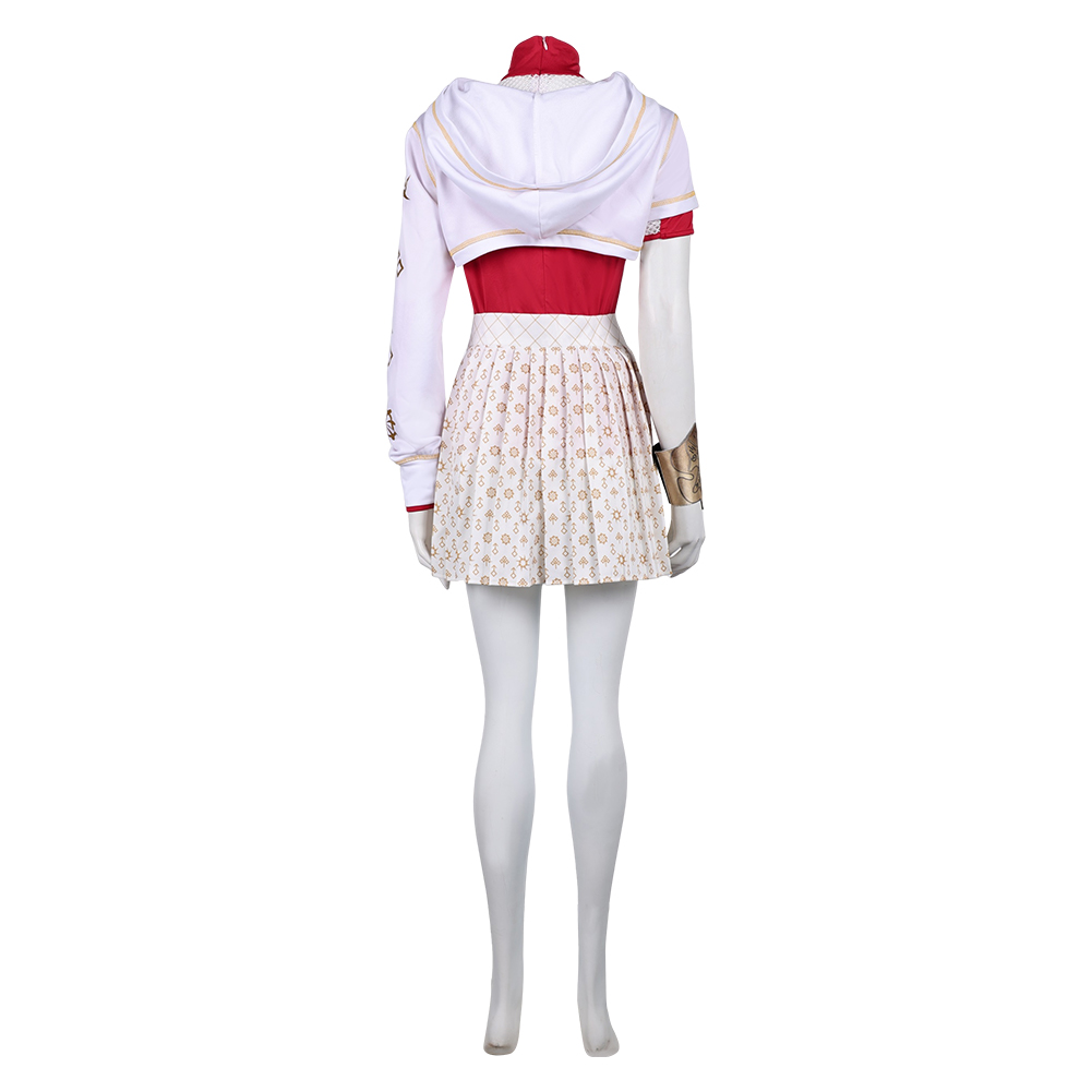 Zombies 4 (2025) Nova White Skirt Outfits Halloween Carnival Party Cosplay Costume